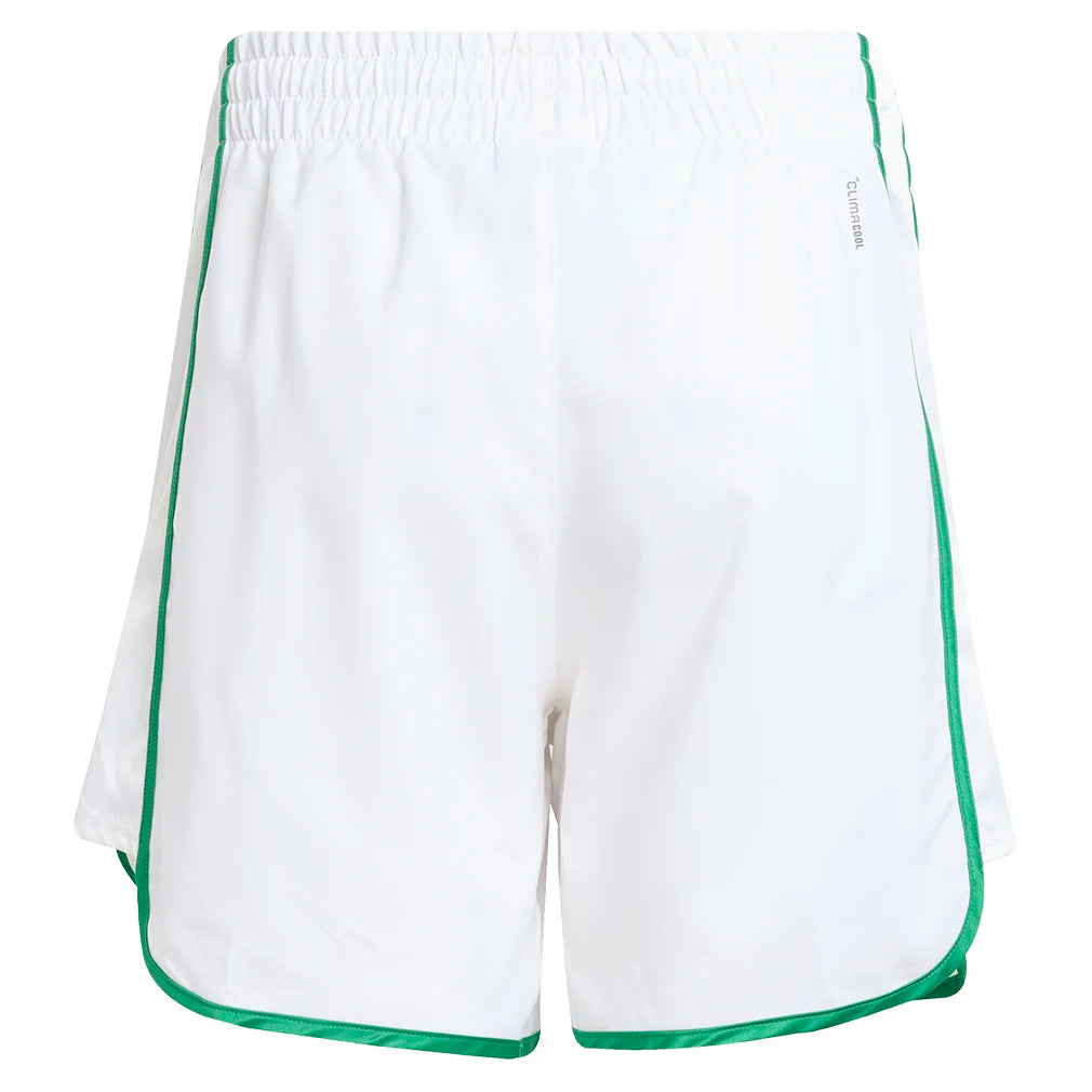 Boys' Pro Tennis Shorts - White | Breathable & Quick-Dry Athletic Shorts for Kids | Perfect for Tennis, Running & Outdoor Sports