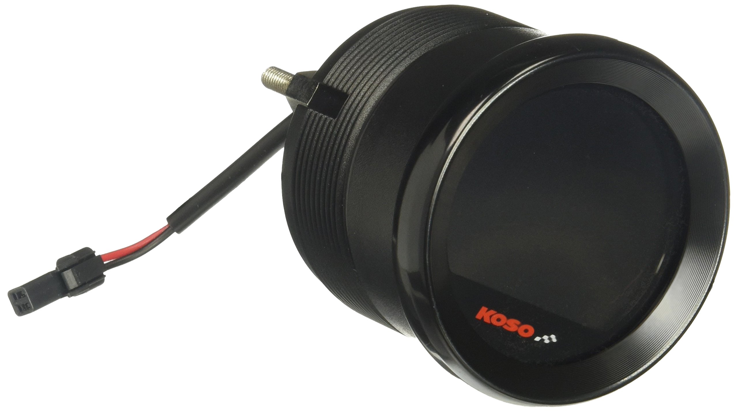 Koso BA050430 Oil Pressure Gauge - Black Bezel, HD-02P Compatible with Harley-Davidson 2'' Motorcycles | Engine Monitoring for Cruisers & Touring Bikes