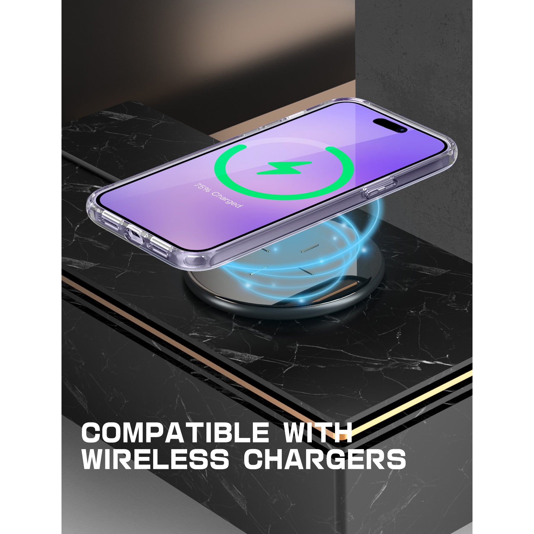 iPhone 14 Pro Case 6.1 Inch - Unicorn Beetle MAG Slim Clear Protective Cover with MagSafe Compatibility | Perfect for Everyday Use, Travel & Wireless Charging