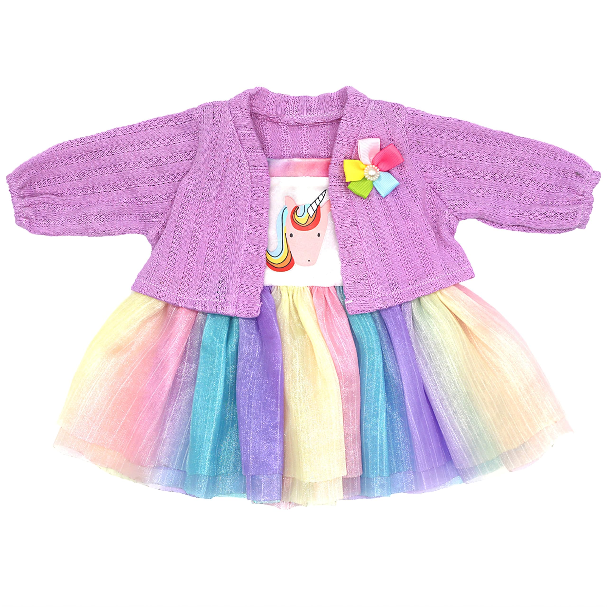 NOXOMALL 18-20 Inch Doll Clothes Outfits for American Girl Dolls & Baby Alive - Cute Fashion Dresses & Accessories for Pretend Play, Birthday Gifts & Collectibles