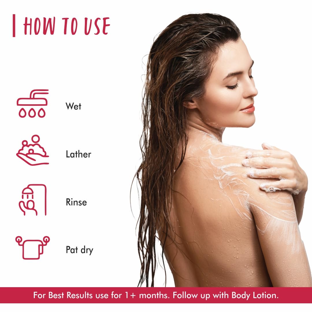THE LOVE CO Salicylic Acid 2% Body Wash for Acne Treatment - Paraben & SLS Free Shower Gel for Men & Women | Prevents Dry, Rough, Bumpy & Strawberry Skin | Deep Cleansing Formula (250ml) - Perfect for Back Acne, Body Breakouts & Sensitive Skin Care