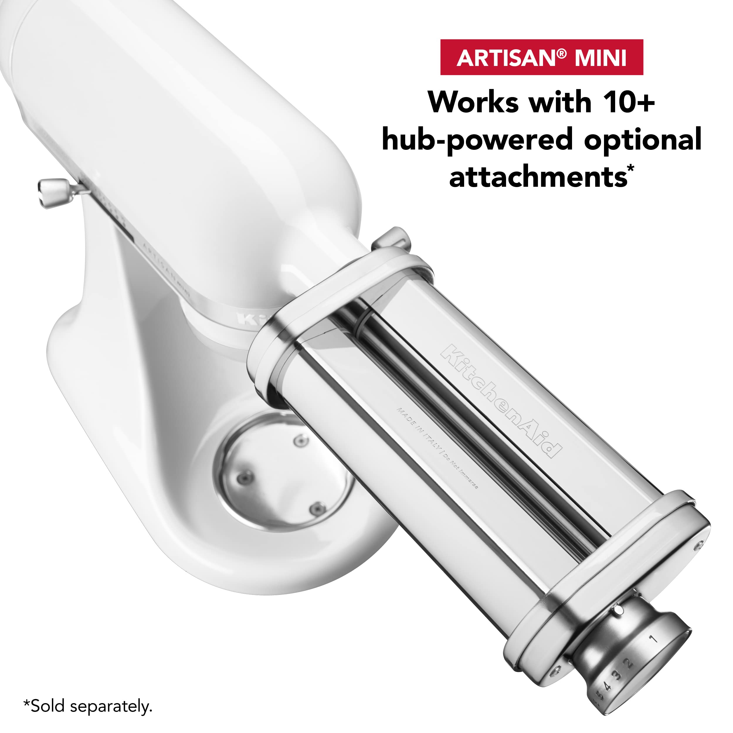KitchenAid Artisan Mini 3.5 Quart Tilt-Head Stand Mixer - KSM3316X - White | Compact Baking Mixer for Small Kitchens, Perfect for Cookies, Cakes & Dough | Home & Professional Use