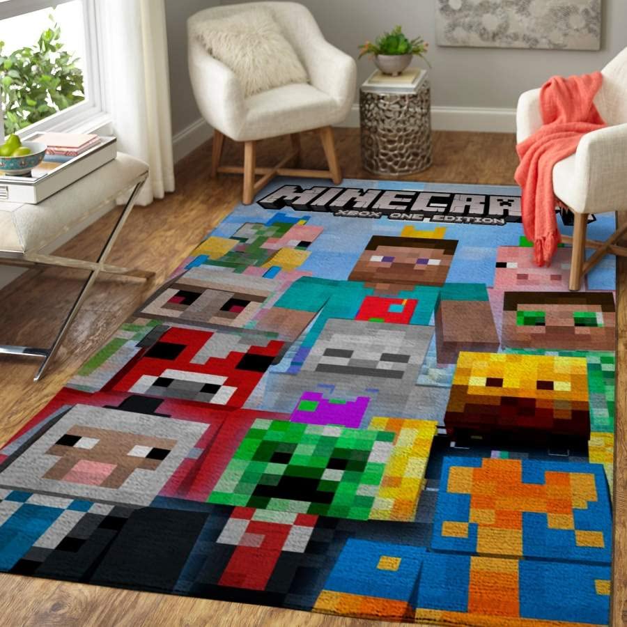 5x7 ft Non-Slip Gaming Rug - Premium Video Game Carpet for Boys Bedroom & Living Room Decor - Soft Play Mat for PC, Console & VR Gaming - Perfect for Esports Fans & Gamers
