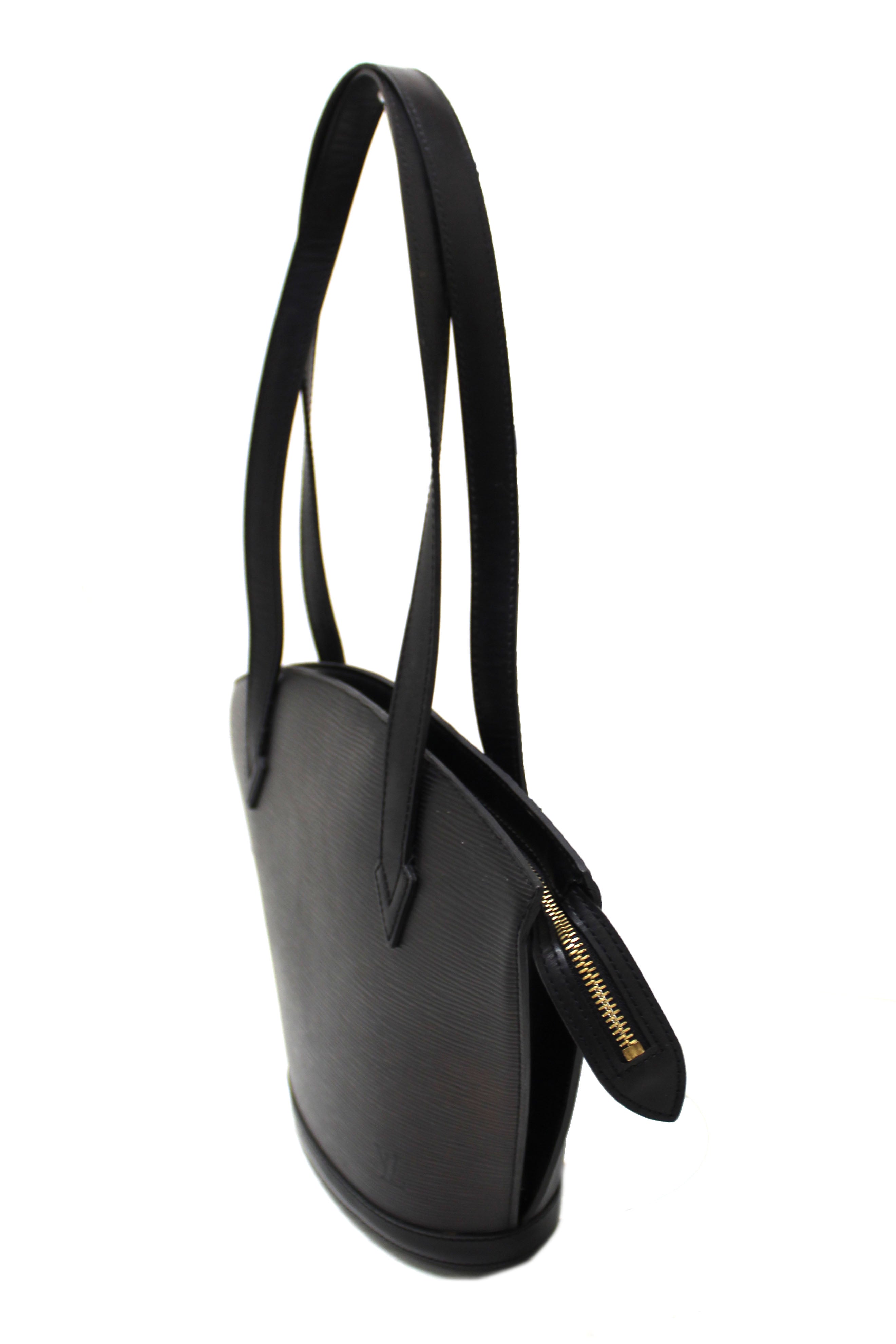 Authentic Louis Vuitton St Jacques Black PM Shoulder Bag | Luxury Designer Handbag for Women | Perfect for Work, Travel & Evening Events