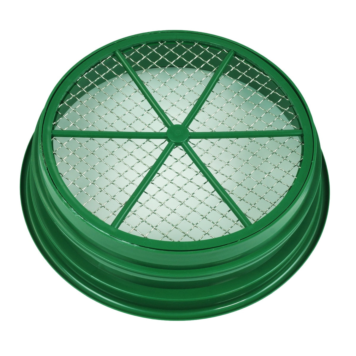 13 1/4 Inch Green Plastic Gold Sifting Pan Classifier - Prospecting Tool for Gold Mining & Metal Detecting