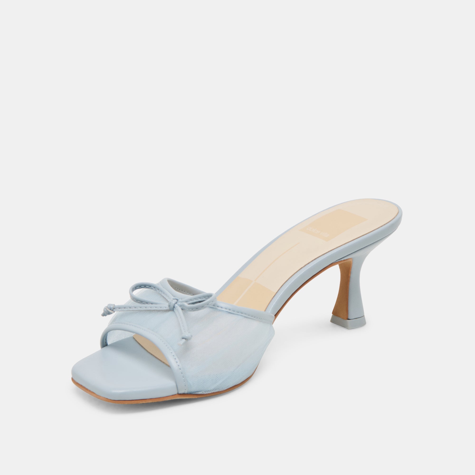GALEN Women's Light Blue Tulle Heels - Elegant High Heel Sandals for Weddings, Parties & Special Occasions