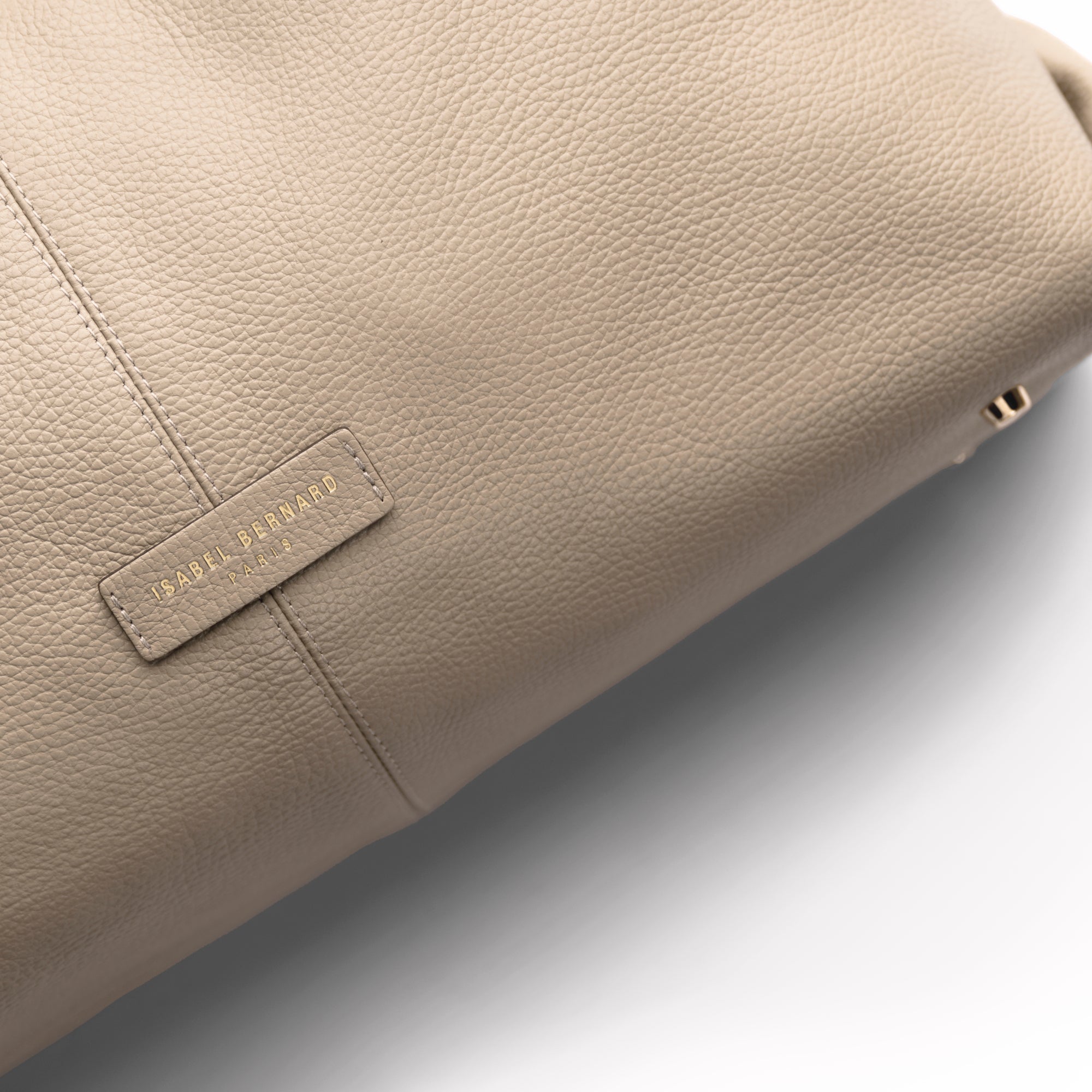Honoré Grace Taupe Calfskin Leather Shoulder Bag for Women - Elegant & Durable Handbag for Work, Travel & Everyday Use