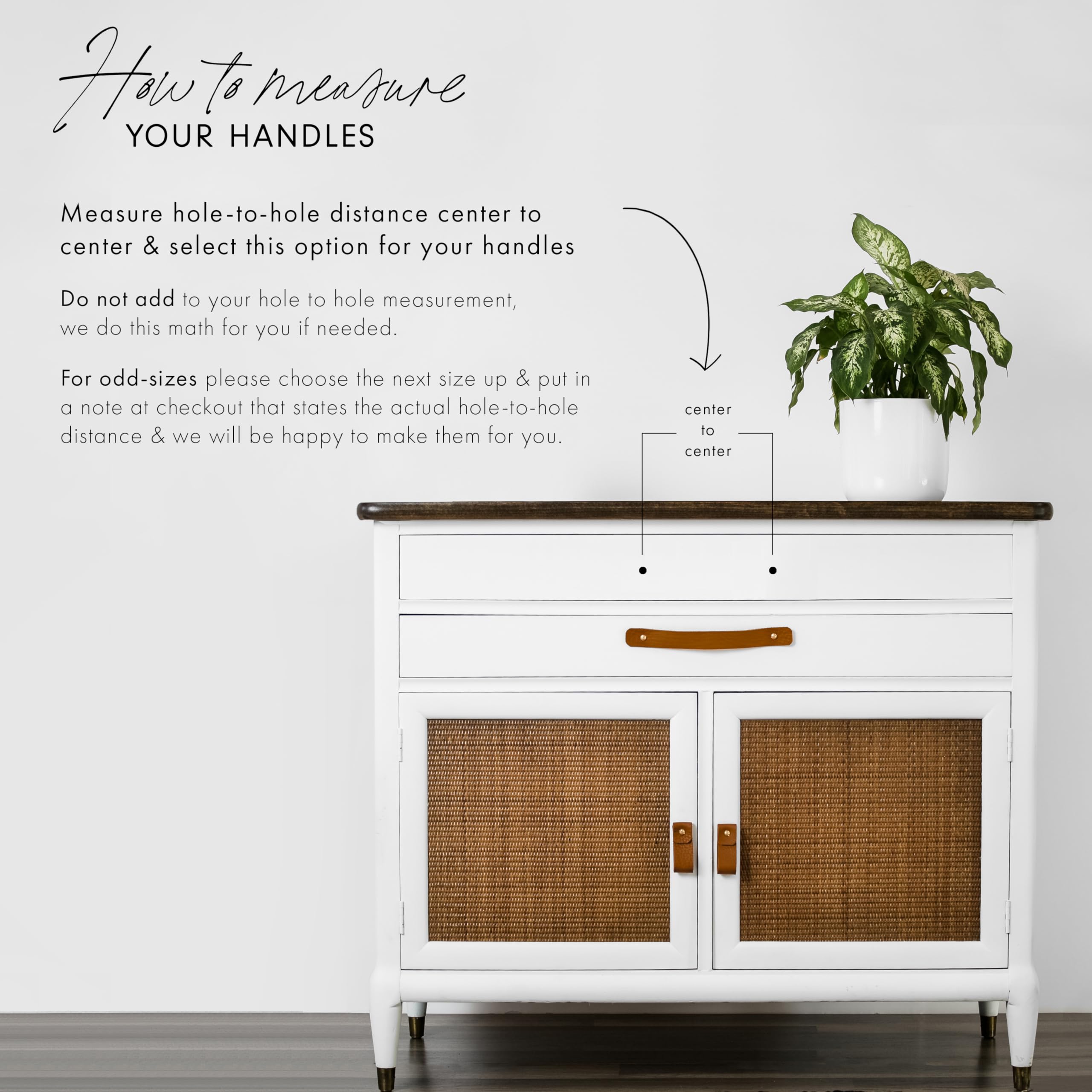KEYAIIRA - Minimalist Leather & Brass Drawer Handles - Modern Kitchen Cabinet Pulls, Farmhouse Dresser Knobs, Scandinavian Furniture Hardware for Cabinets, Dressers & Nightstands (Set of 10) - Perfect for Home Renovation & DIY Projects