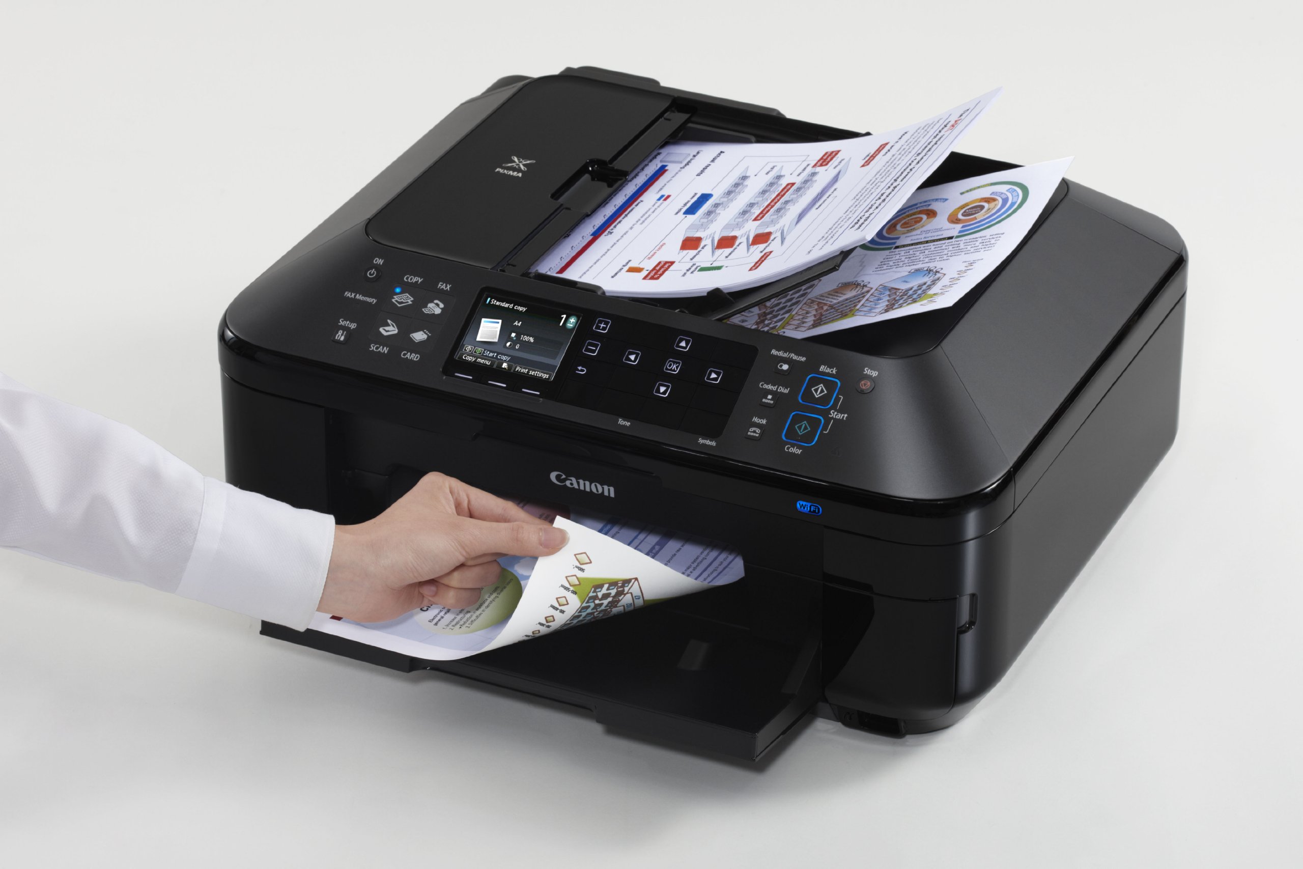 Canon Pixma MX882 Wireless All-in-One Inkjet Printer for Home & Office - Print, Scan, Copy & Fax (4894B002) | Perfect for Remote Work & Small Business Documents