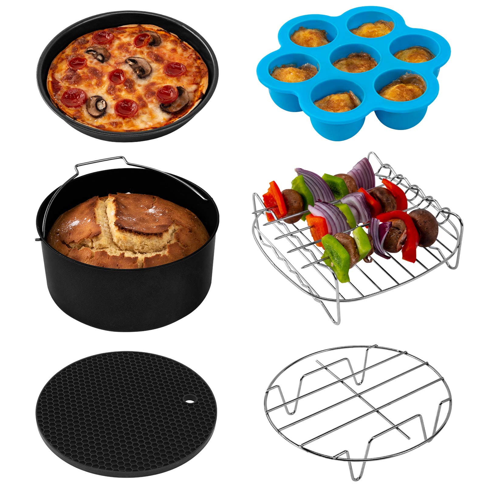 COSORI 12-in-1 Air Fryer Toaster Oven with Rotisserie - Convection Oven with Pizza Pan, Baking Pan, Rack & Skewers - Perfect for Baking, Roasting & Air Frying at Home