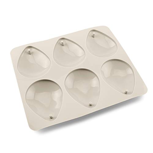 6-cavity Undetachable Water Drops Soap Molds