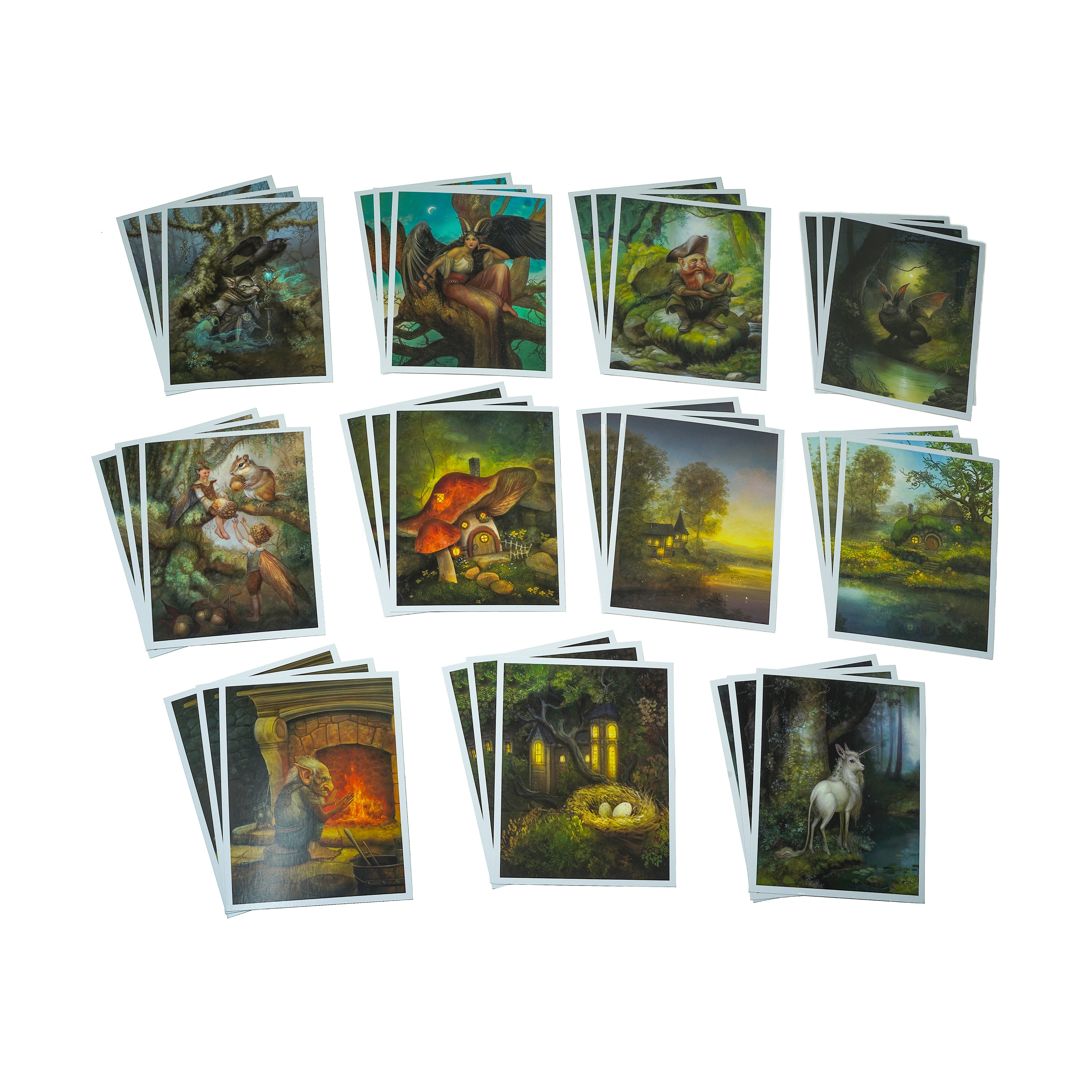 Annie Stegg Gerard's Enchanted Faeries & Magical Creatures Postcard Set - Fantasy Art Collection for Home Decor, Scrapbooking & Gift Giving