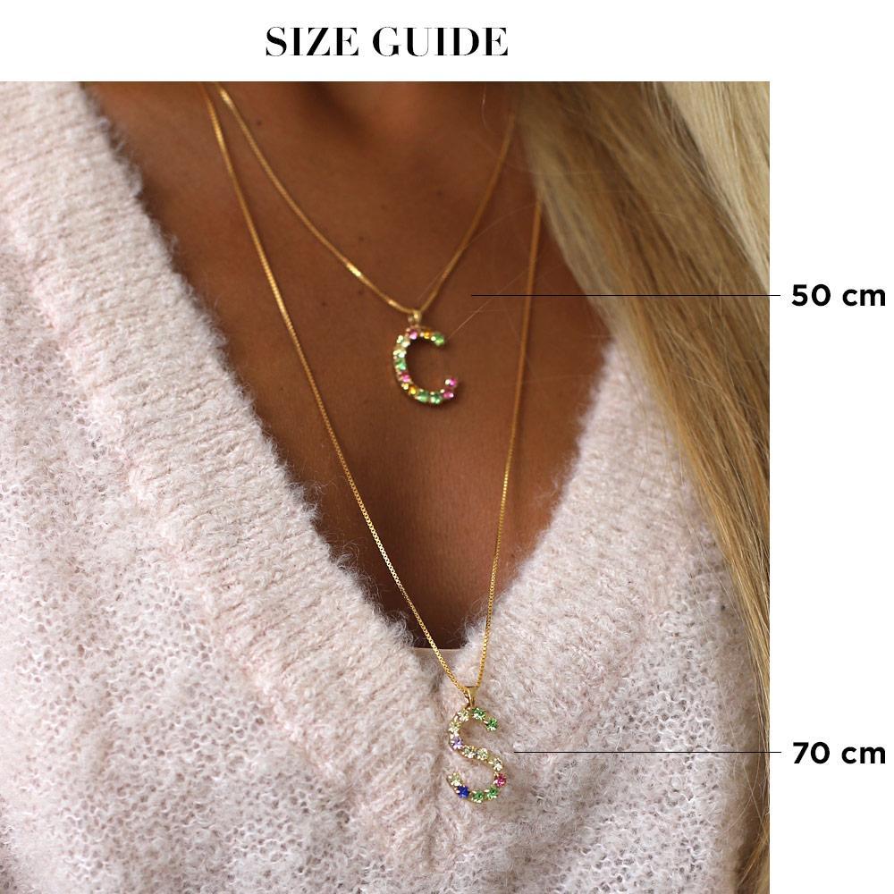 Personalized Letter D Necklace with Rainbow Charm - Custom Name Jewelry for Women, Gift for Her - Perfect for Birthdays, Anniversaries & Everyday Wear
