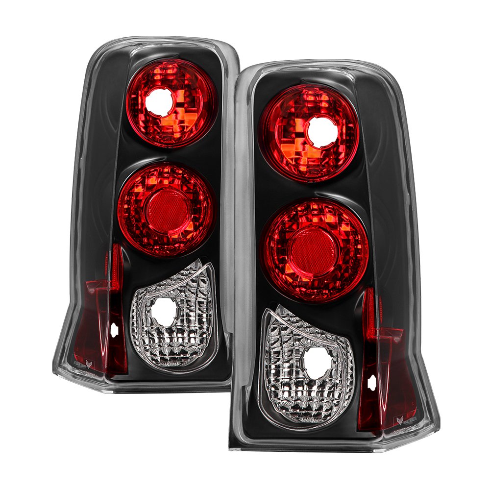 Cadillac Escalade 2002-2006 Euro Style LED Rear Brake Tail Lights - High Performance Replacement Lamps for Enhanced Visibility & Style | Perfect for Night Driving, Car Shows & Custom Upgrades