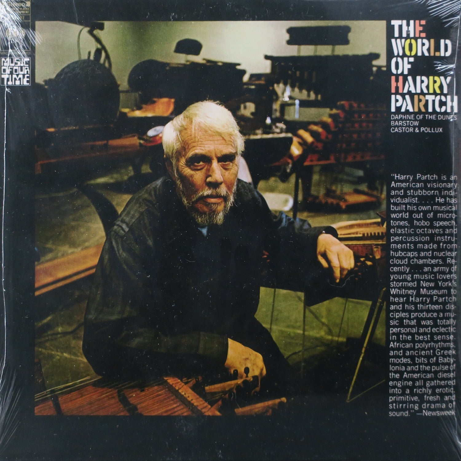 The World of Harry Partch - 1969 Classical & Experimental Vinyl LP Record | Perfect for Audiophiles & Vintage Music Collectors