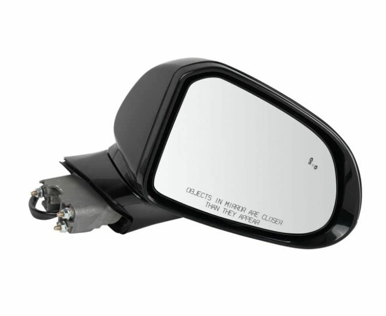 Power Heated Side View Mirror with Blind Spot Detection & Puddle Light - Compatible with Hyundai Santa Fe (2013-2020) | Replacement Passenger Side Mirror for Enhanced Visibility & Safety | Perfect for Night Driving and Parking Assistance