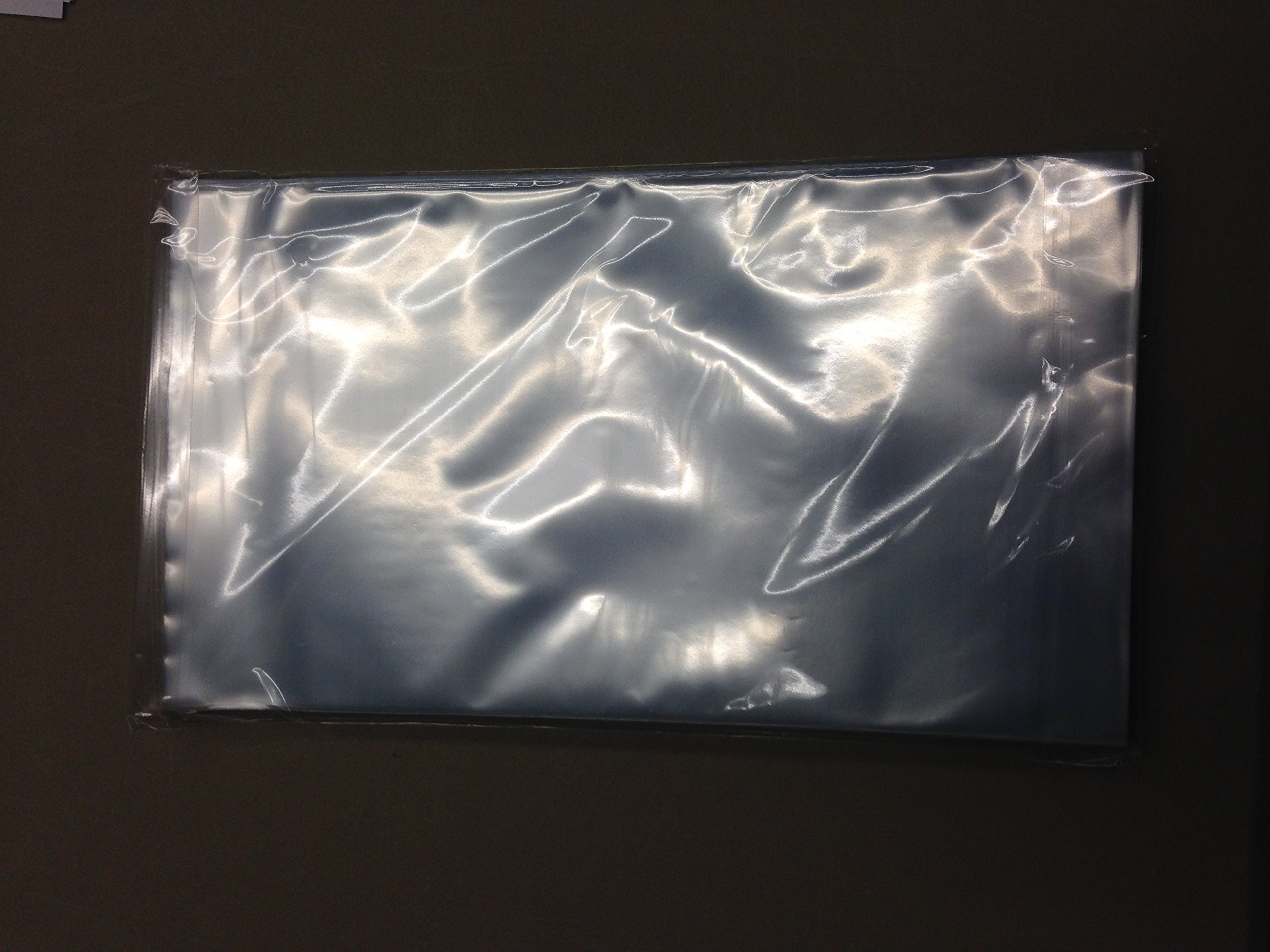 100 Magazine Size Bags - Clear Plastic Storage Sleeves for Comic Books, Magazines & Collectibles - Perfect for Organizing, Protecting & Displaying Your Collection at Home or Office