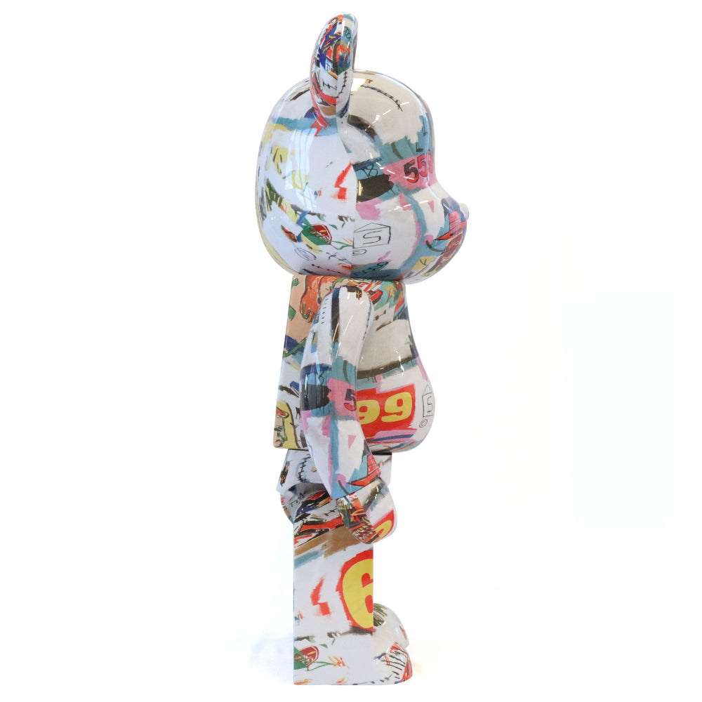 1000% Bearbrick Warhol X Basquiat 4 Limited Edition Designer Art Toy - Perfect for Collectors, Home Decor & Pop Culture Enthusiasts