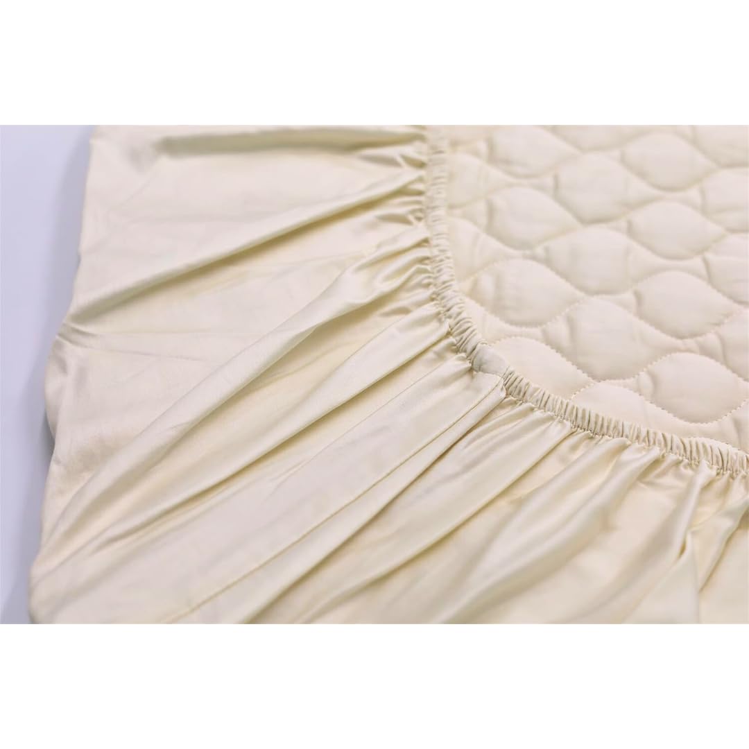 Organic Cotton Crib Mattress Pad - GOTS Certified Hypoallergenic Unbleached Mini Sleeper (18x31) | Deep Fitted, Machine Washable, Soft & Breathable | Safe for Babies, Toddlers, Boys & Girls | Perfect for Nursery, Daycare & Travel Cribs