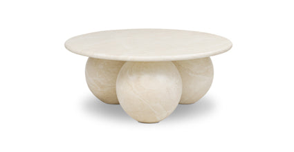 Modern Marble Coffee Table - Elegant & Durable Living Room Centerpiece for Home Decor | Perfect for Lounge, Office, or Waiting Area
