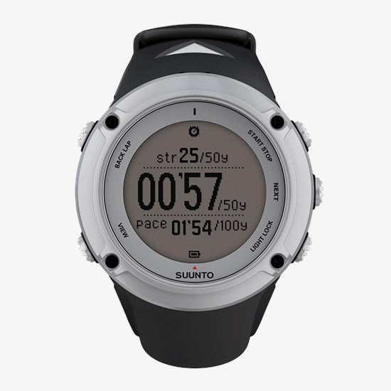 Ambit2 Silver Sports Watch - Waterproof, GPS, Heart Rate Monitor for Running, Cycling & Outdoor Activities