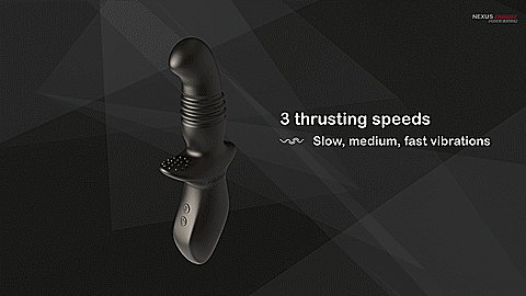 Nexus Thrust Prostate Massager Dildo for Men - Powerful Thrusting Motion, Hands-Free Pleasure - Perfect for Solo Play and Couples Use