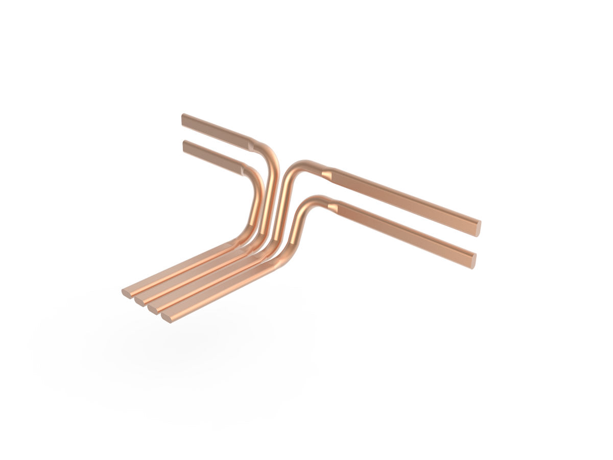 Streacom FC8 Short Heatpipe Kit - 4 High-Performance Heatpipes (ST-MH1) for PC Cooling & Silent Fanless Builds