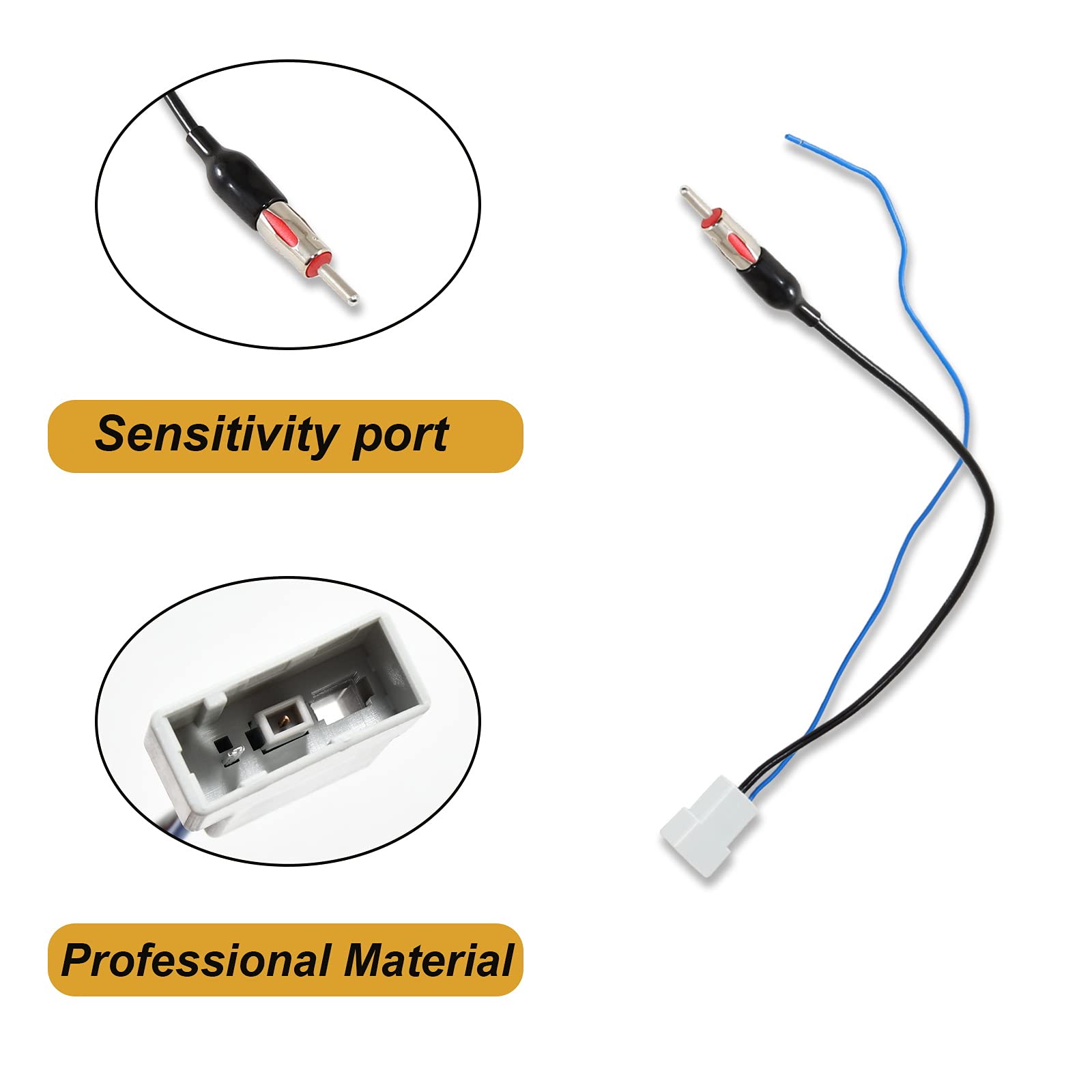 RED WOLF Car Stereo Wiring Harness & Antenna Adapter Compatible with Nissan Frontier/Pathfinder/Titan 2008-2020 & Infiniti QX60/G37 2010-2014 - Easy DIY Installation for Aftermarket Radio Upgrade | Perfect for Car Audio System Replacement & Customization