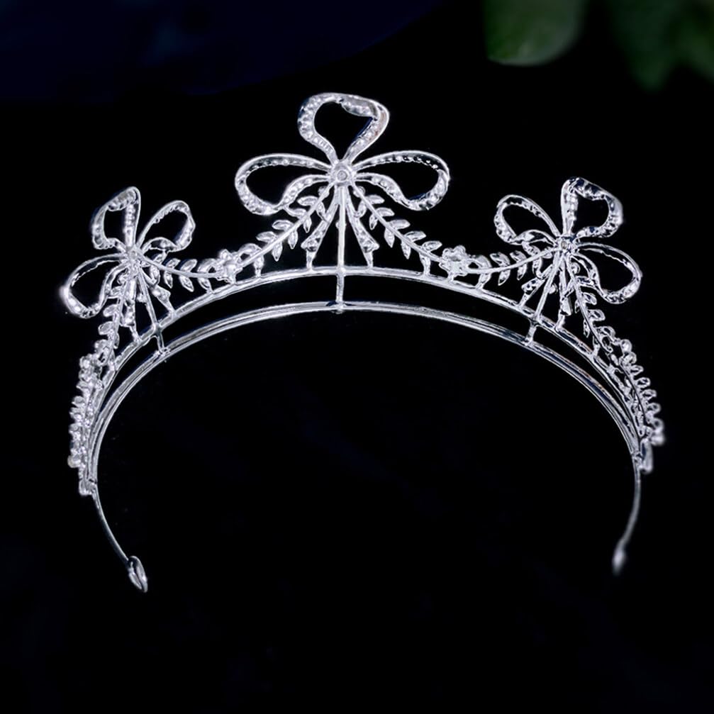 Amosfun Bridal Tiara Headband - Elegant Zinc Alloy Wedding Crown for Women & Girls | Perfect for Bridal Parties, Prom, Pageants & Special Occasions