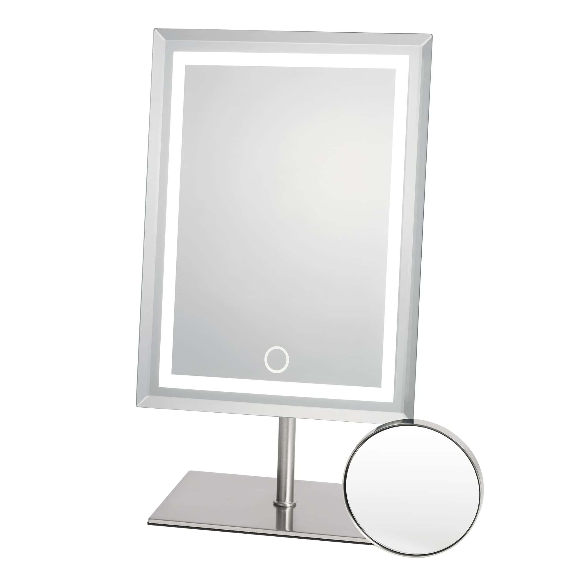 Waneway Full Metal Vanity Mirror with 80 LED Lights & 10X Magnification - USB Powered Lighted Makeup Mirror for Dressing Table | Perfect for Home Beauty Salon, Bedroom Decor & Professional Makeup Application