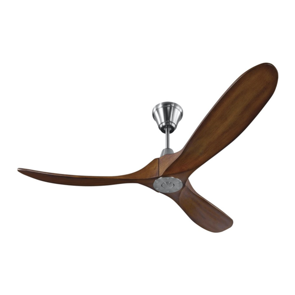 Maverick Ceiling Fan with Remote Control - 52 Inch Modern Indoor/Outdoor Ceiling Fan - Energy Efficient, Quiet DC Motor - Perfect for Living Room, Bedroom, Patio & Covered Porch