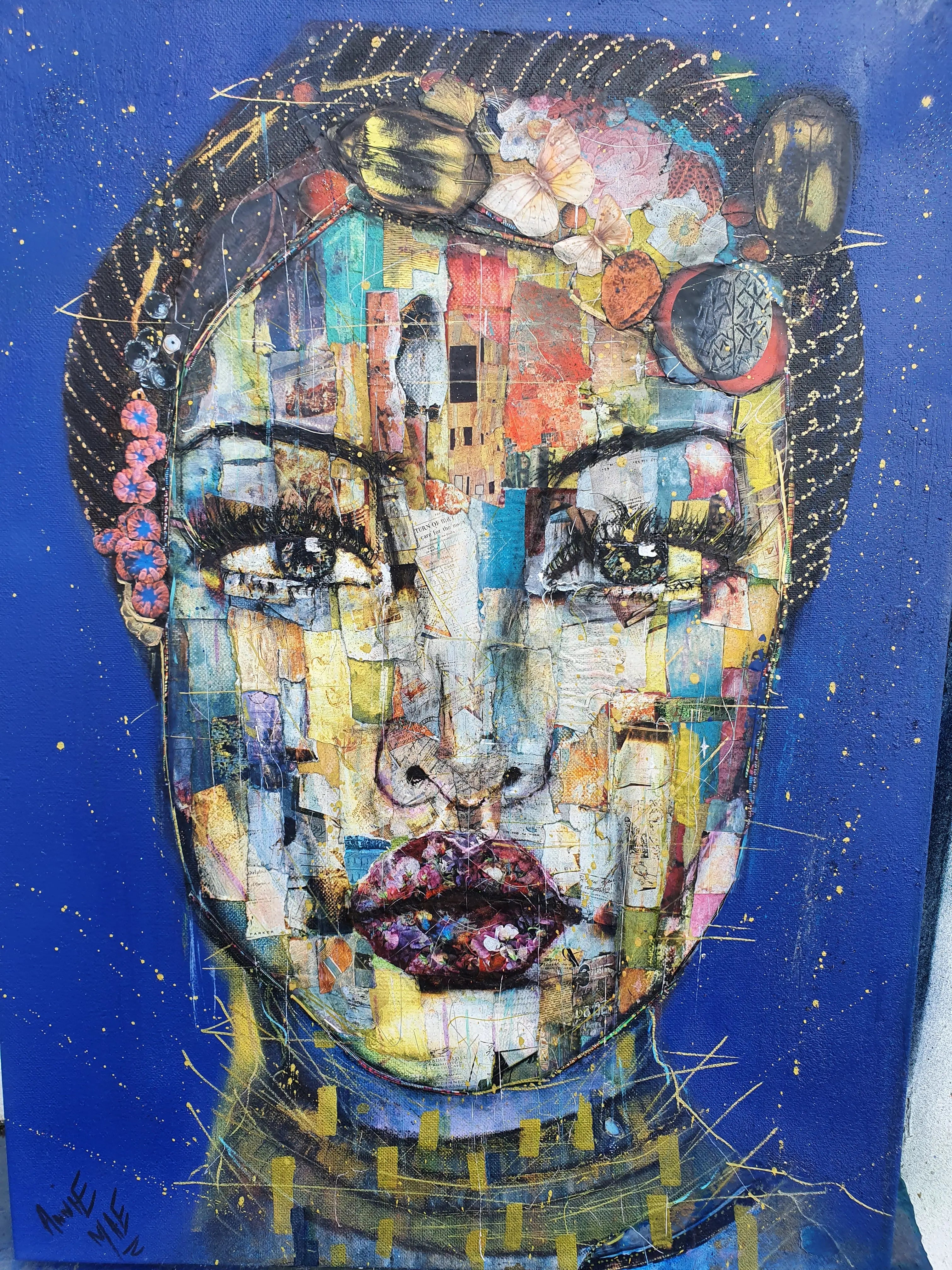 Original Art Painting - Lucy | Handmade Canvas Wall Decor for Living Room, Bedroom & Office | Unique Gift Idea for Art Lovers