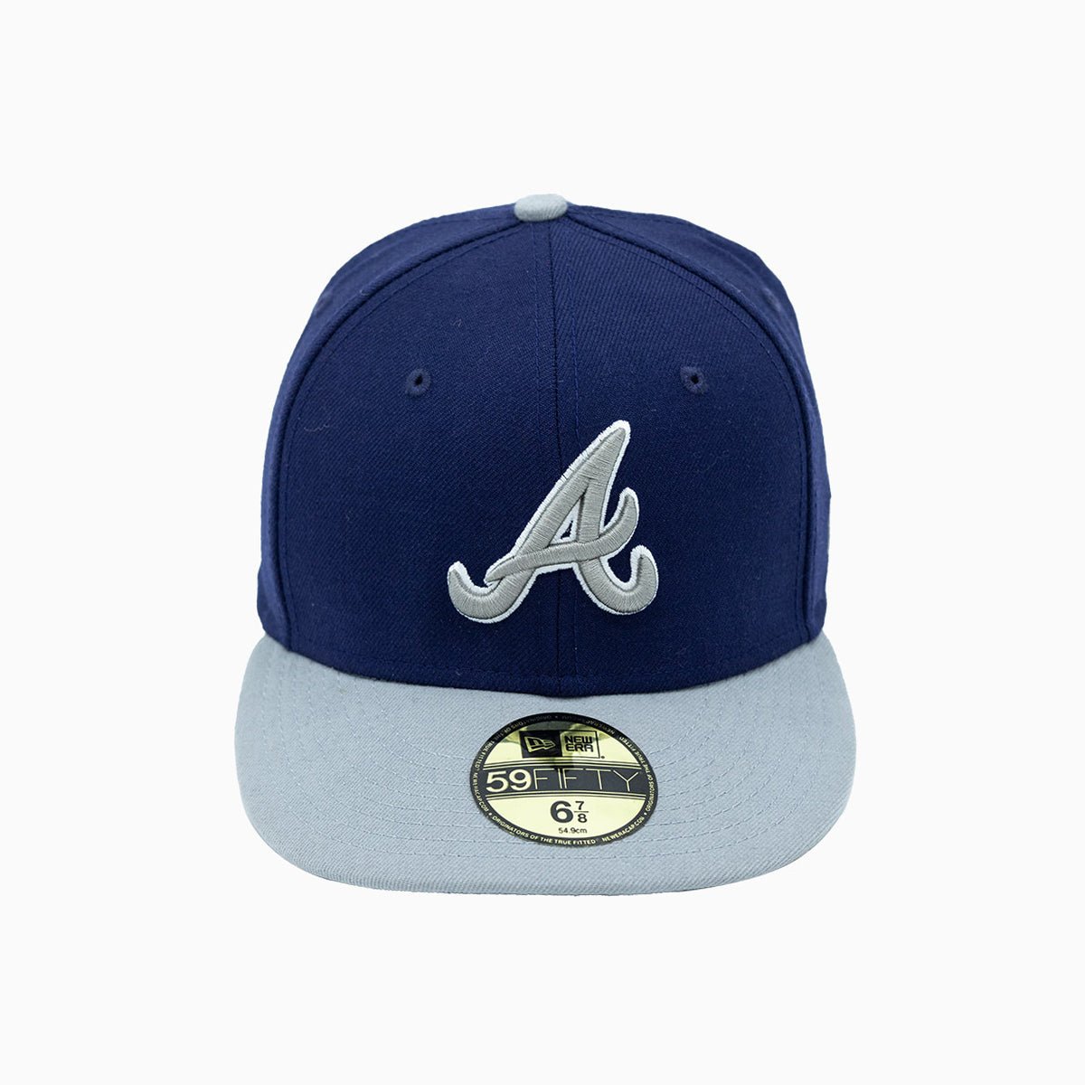 Atlanta Braves MLB 59FIFTY Fitted Baseball Cap - Official Licensed Snapback Hat for Men & Women - Perfect for Games, Collecting & Streetwear Fashion