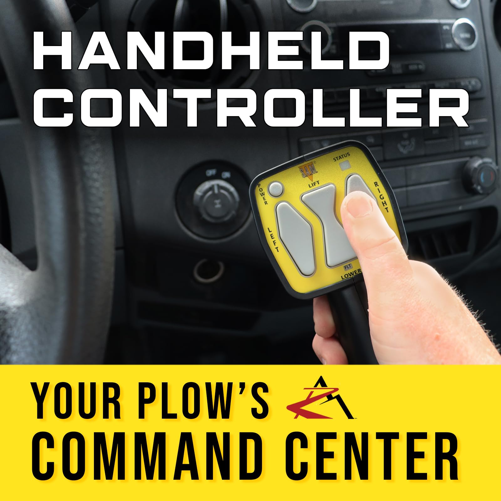 Meyer #22154 Replacement Handheld Snow Plow Controller Switch - Durable & Weatherproof for Winter Snow Removal & Truck Plowing