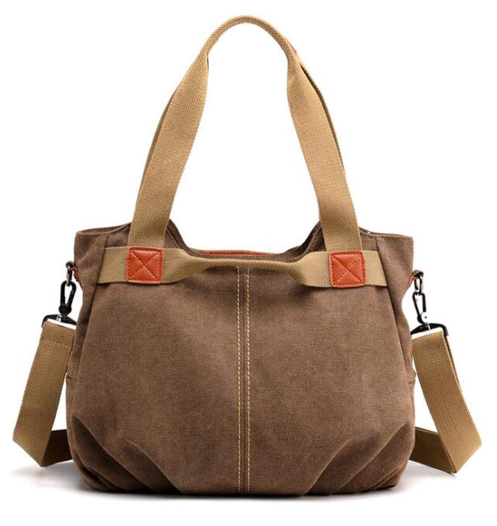 Stylish Canvas Retro Large Capacity Tote Bag for Women - Fashionable Hobo Clutch & Crossbody Messenger Purse - Perfect for Work, Travel, Shopping & Daily Use