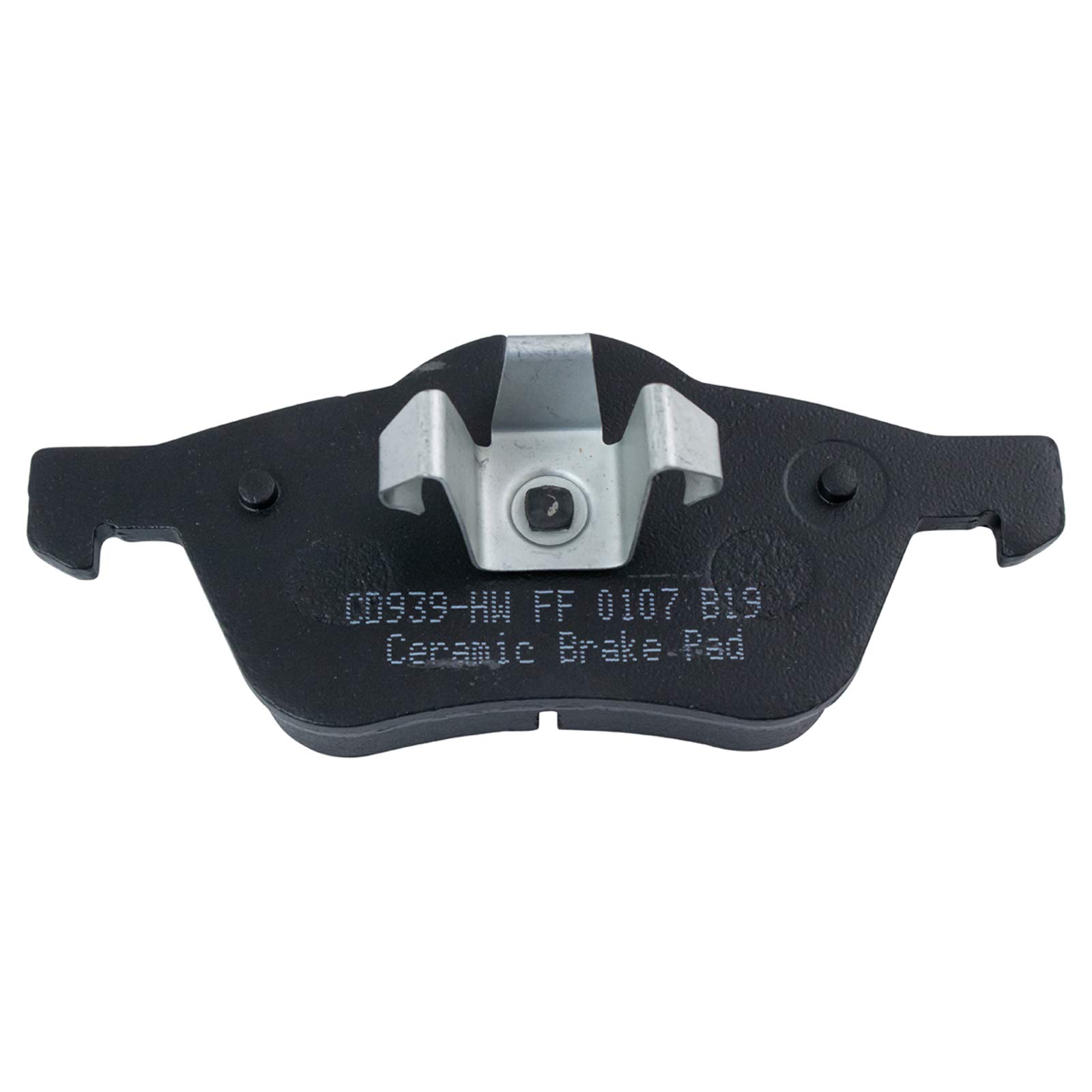TRQ Ceramic Front Brake Pads for 2002-2008 Mini Cooper - Premium Performance Braking for City Driving & Daily Commutes