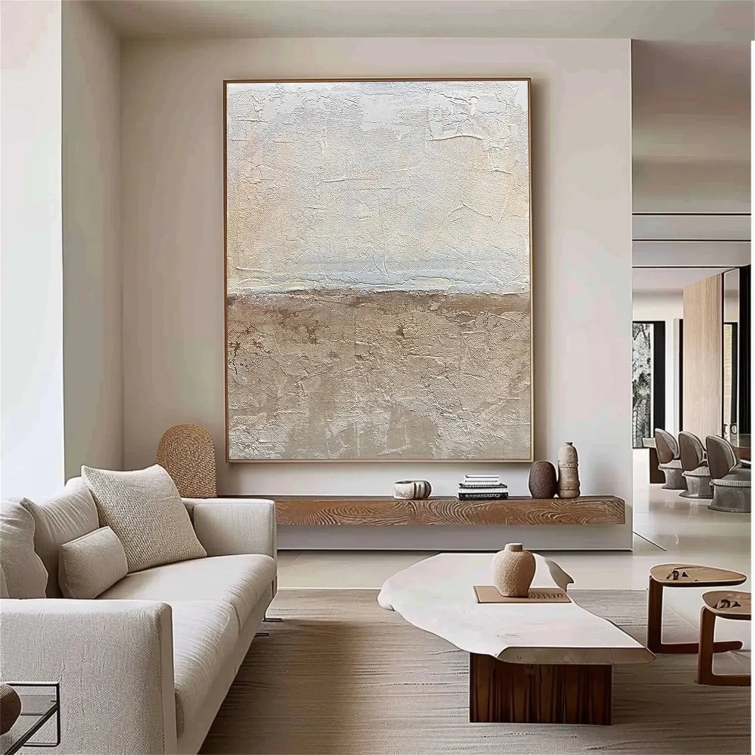 Abstract Painting #AB 172 - Modern Canvas Wall Art for Home & Office Decor | Perfect for Living Room, Bedroom & Office Spaces