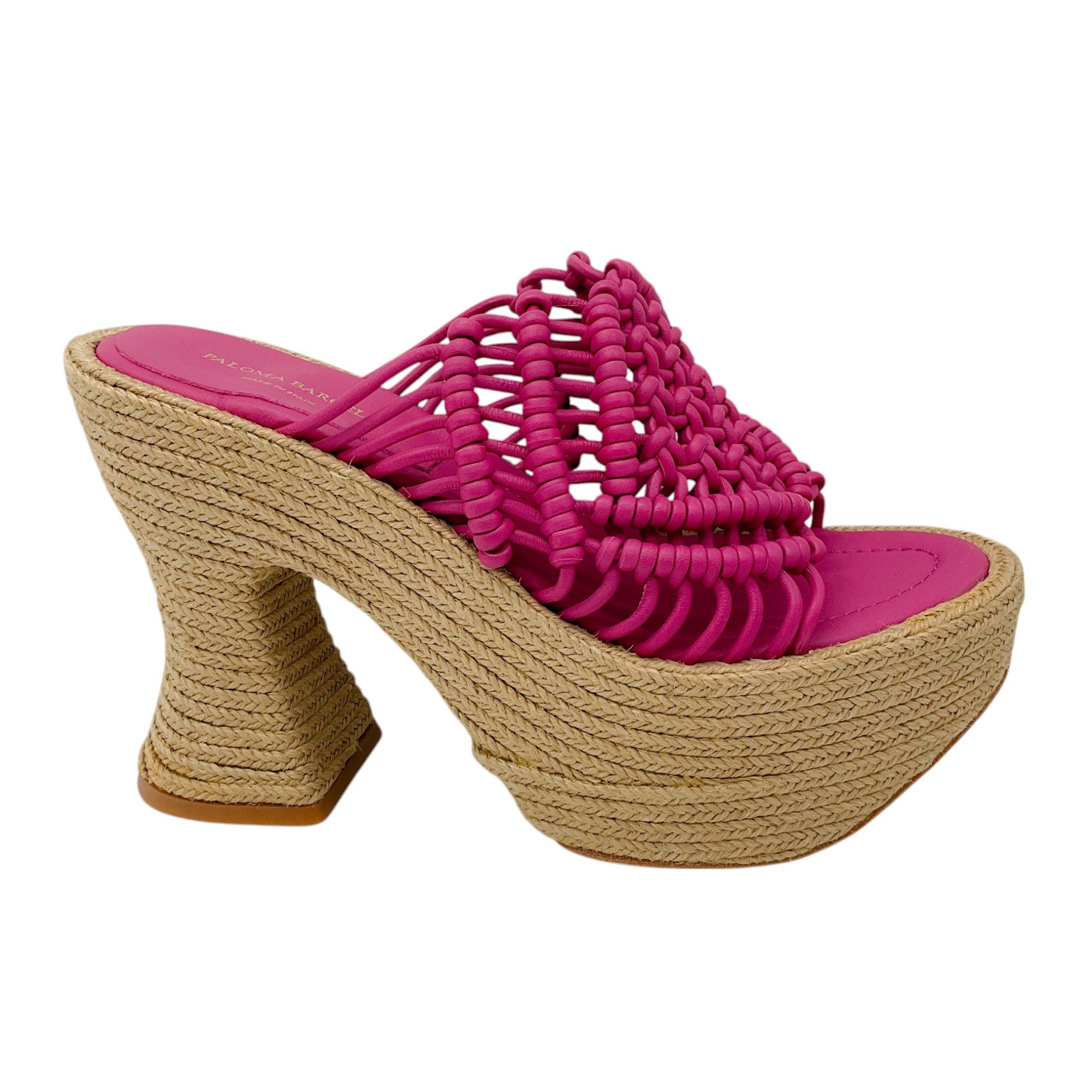 Paloma Barcelo Women's Pink Salma Espadrille Platform Sandals - Comfortable Summer Wedge Shoes for Beach, Vacation & Casual Outings