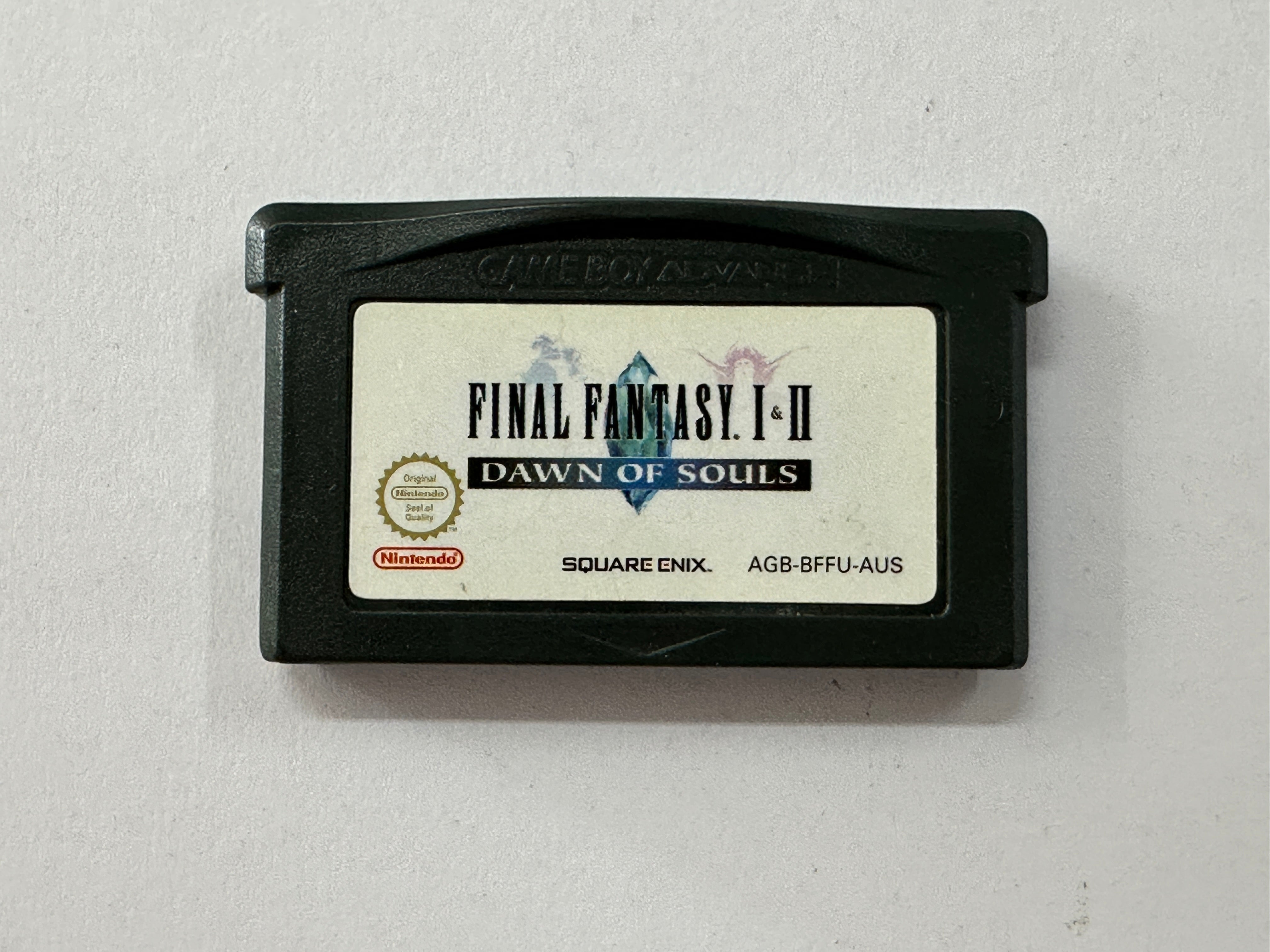 Final Fantasy I & II Dawn Of Souls Game Cartridge - Classic RPG Adventure for GBA - Perfect for Retro Gaming & Nostalgic Playthroughs