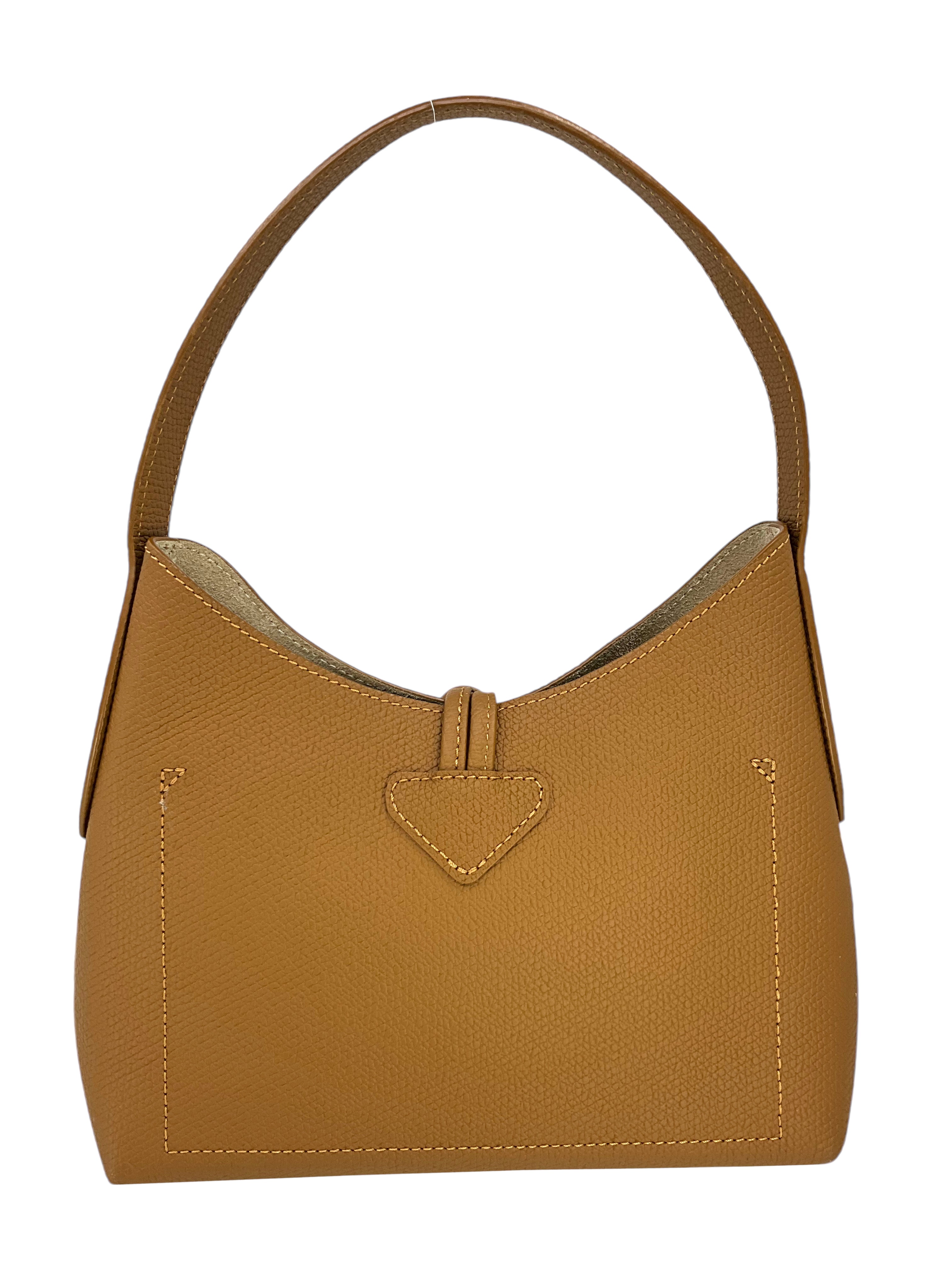 LONGCHAMP Small Roseau Shoulder Bag for Women - Stylish Leather Crossbody Purse for Work, Travel & Everyday Use