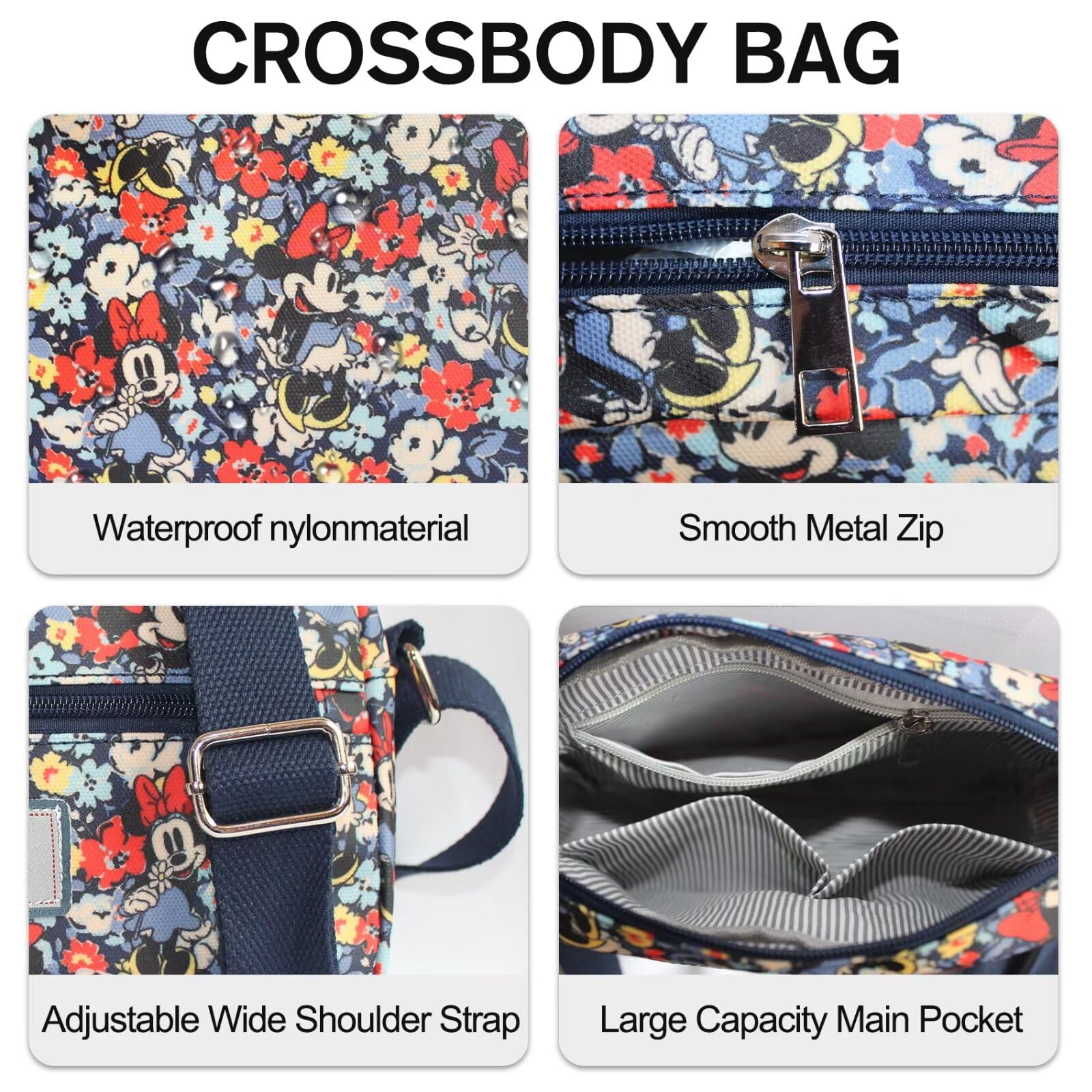 Lightweight Mini Crossbody Bags for Women - Small Everyday Shoulder Purse, Travel Handbag | Perfect for Daily Use, Shopping & Weekend Outings