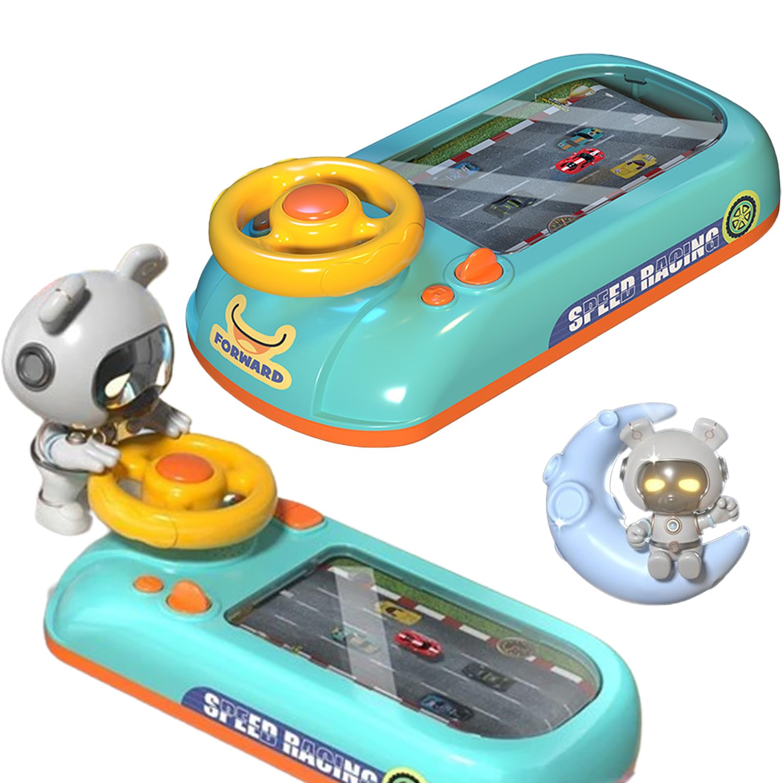 SteerJoy Driving Simulator Toy - Racing Game with Sound for Kids | Perfect Gift for Boys & Girls | Car Theme Adventure Play