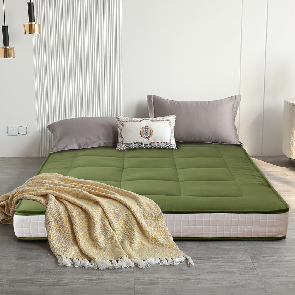 SereneComfort Premium FeatherTouch 6-Inch Futon Mattress - Green Memory Foam Sofa Bed Mattress for Guest Room, Dorm & Small Spaces | Ultra Soft & Supportive | CertiPUR-US Certified
