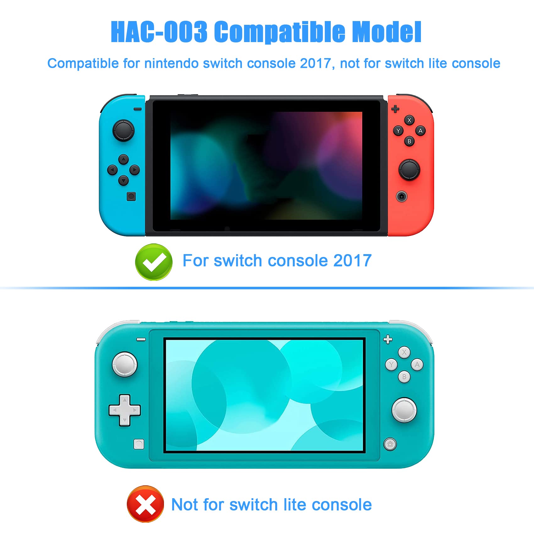 Original Nintendo Switch HAC-003 Battery Replacement - 3.7V 4310mAh 16Wh Internal Battery Pack for Switch Console (HAC-001) - Perfect for Gaming On-The-Go & Extended Play Sessions