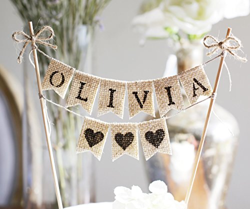 Custom Rustic Cake Toppers for Baby Birthday Parties - 2nd & 3rd Birthday Decorations - Perfect for Rustic Themed Celebrations and Cake Decorating