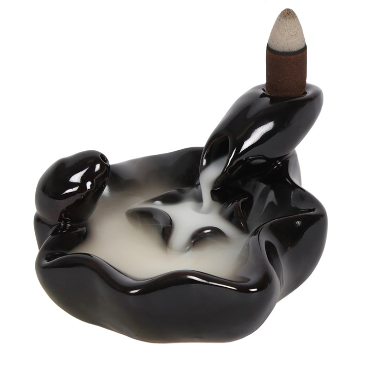 Pool to Pool Backflow Incense Burner - Aromatherapy Waterfall Cone Holder for Home Relaxation & Meditation | Perfect for Yoga, Spa, and Stress Relief