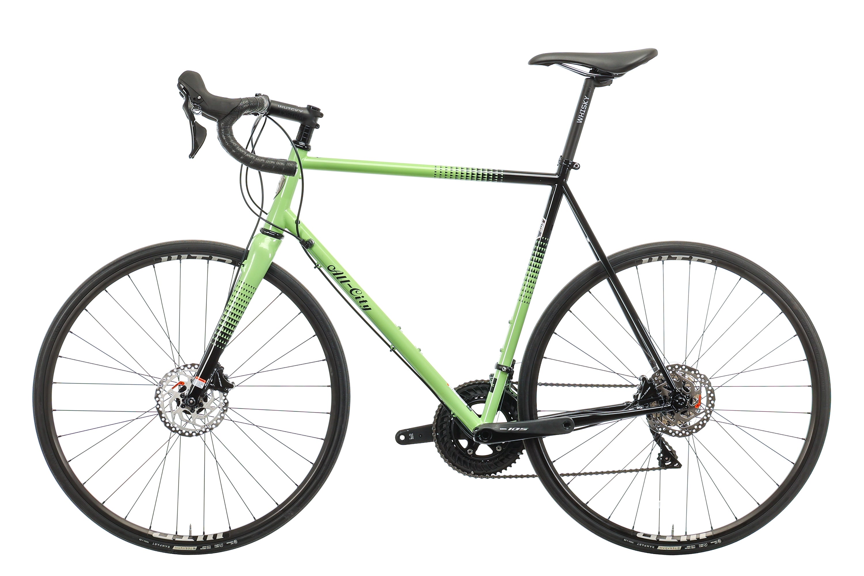 2023 All City Zig Zag 105 Road Bike - 58cm Lightweight Aluminum Frame for Commuting & Urban Cycling