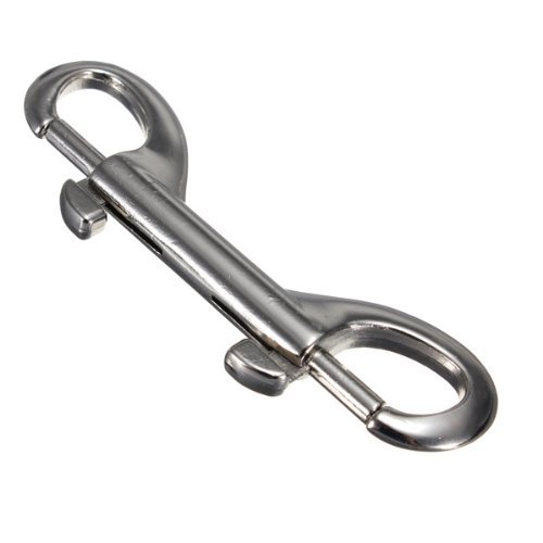 10pcs Double Ended Metal Snaps Plated Trigger Hooks Clips - Secure Key Holder for Keys, Badges & Lanyards - Durable Snap Hook for Outdoor, Hiking, Camping & Work Safety Gear
