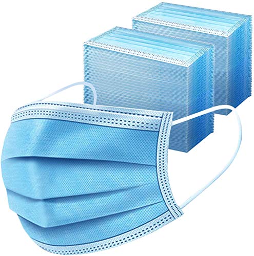 GreatDio® 3-Ply Disposable Face Masks - 1000 Pack, Breathable & Comfortable Non-Surgical Safety Masks with Earloop for Daily Use, Work, Travel & Public Safety Protection