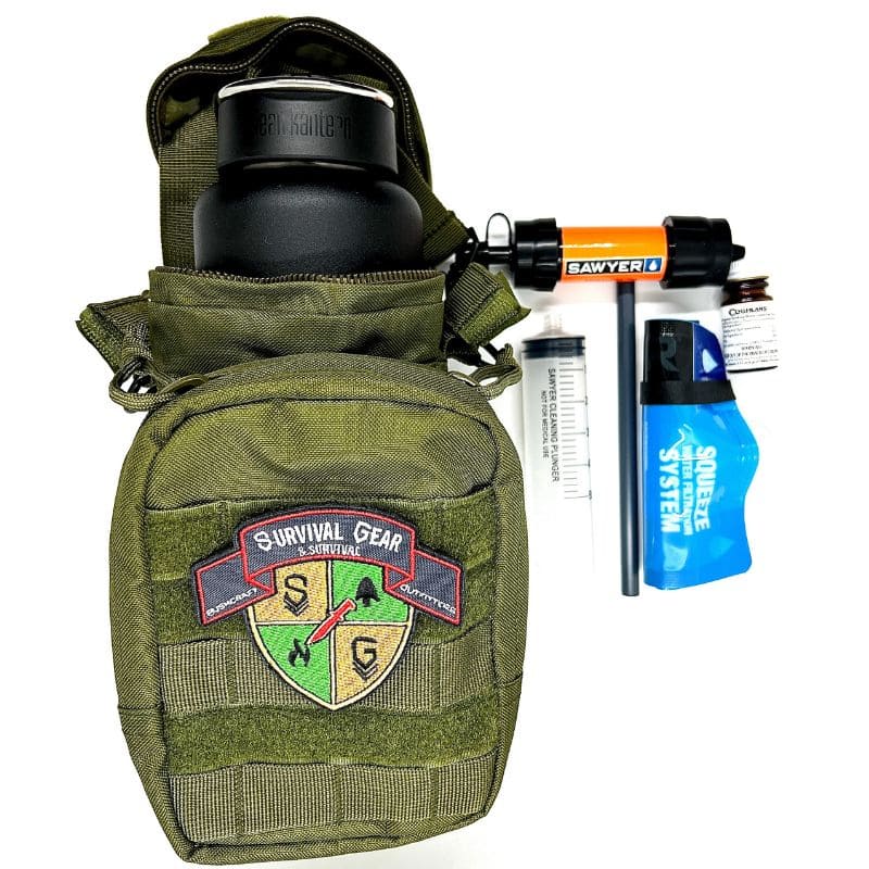 Emergency Survival Water Kit - Portable Water Filtration System for Camping, Hiking & Disaster Preparedness - Perfect for Outdoor Adventures & Emergency Situations